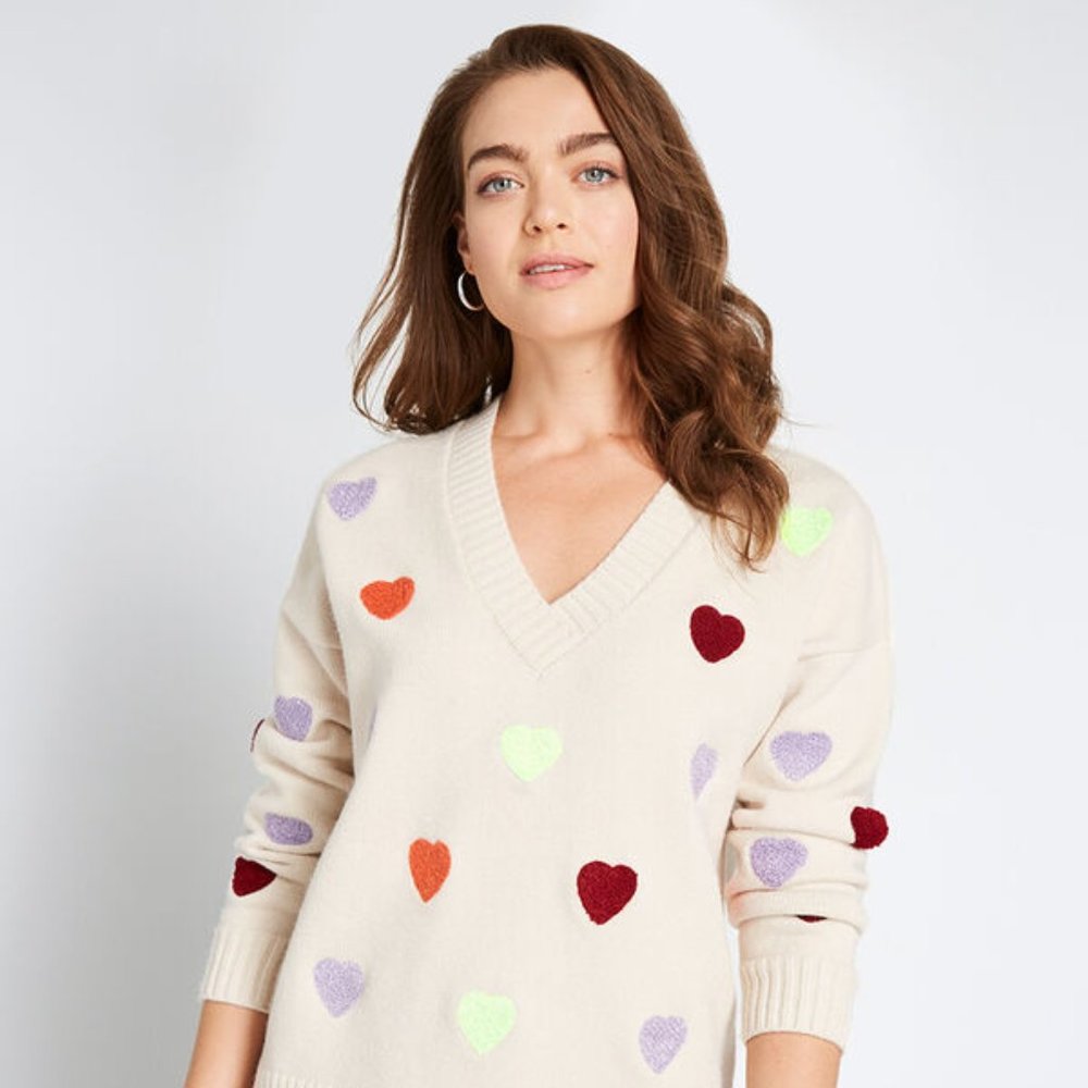 Cozy for You Embroidered Sweater